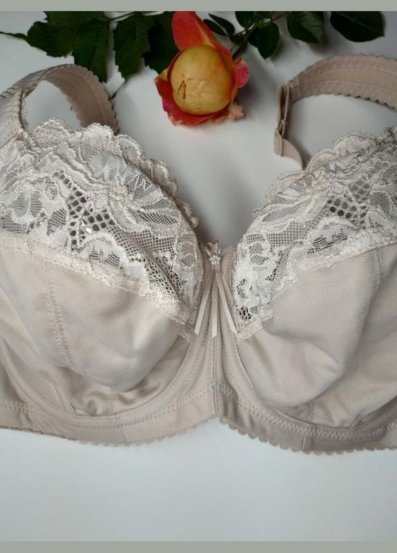 Бежевый бюстгальтер мягкий латвия - evro bra 735 размер Orhideja нейлон