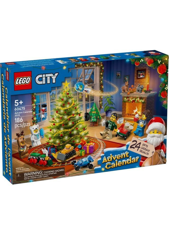 Конструктор City Адвент-календар 2025, 186 деталей () Lego 60475 (368969983)