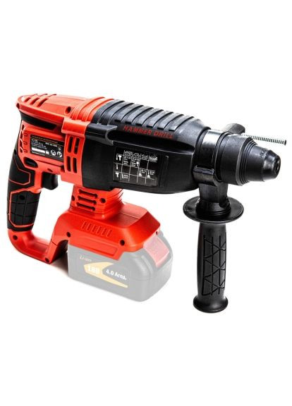 Перфоратор RHC18/26BL, 18В, 2,5Дж, 0-1000об/хв, (без АКБ та ЗП) (RHC18/26BL_BARE TOOL) GTM 0-1000об/хв, (без АКБ та З, 5Дж, 18В, RHC18/26BL, 2 (364661480)