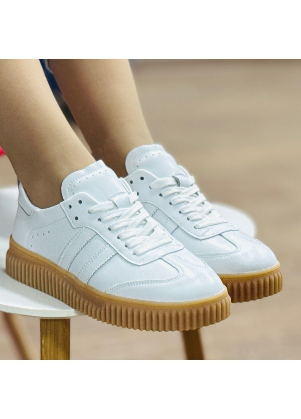 316 Кросівки Шкіряні Білі Hengji білі демісезони (322618068)