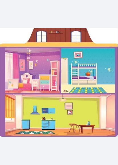 Книга Кукольный дом. Многократные наклейки. Автор – Александра Шипарева (Торсинг) No Brand (338867155)