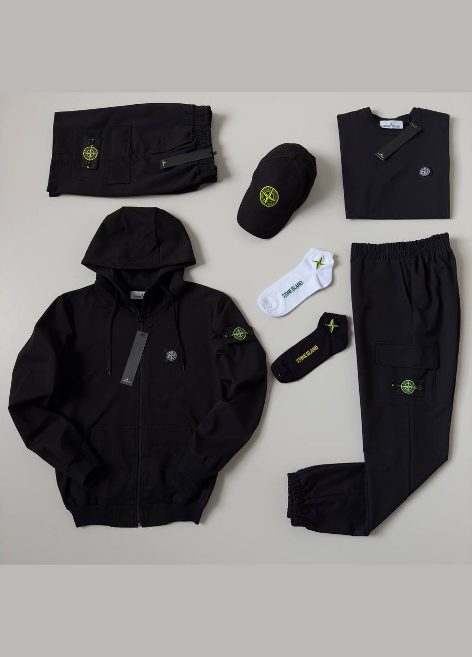 Набір 7в1 (зіп худі-штани-футболка-шорти-кепка- 2 пари шкарпеток) No Brand (325610249)