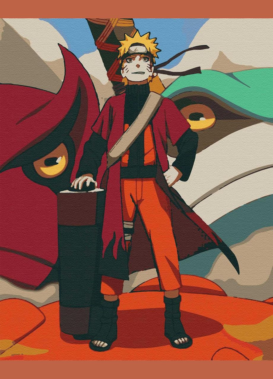 Картина за номерами Наруто з жабами 40x50 см (RB-0523) Riviera Blanca (303135916)