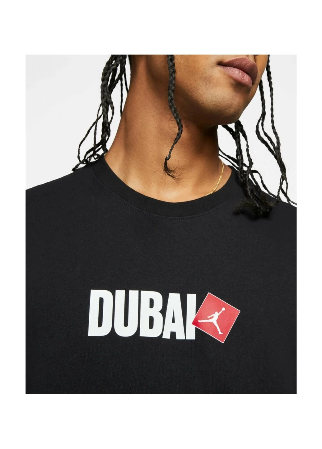 Черная футболка мужская dubai city t-shirt black Air Jordan