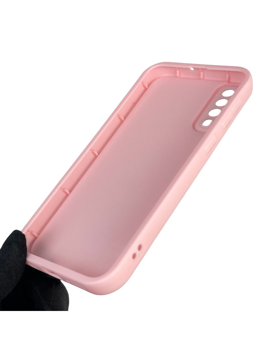 Чехол силиконовый Soft Touch с 3D принтом для Galaxy A50s (SM-A507F) розовый (Полная защита камеры) Samsung (371652839)