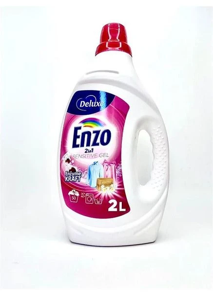 Гель для стирки Делюкс Энцо 2в1 Белый Deluxe 2in1 White 4 л Enzo (354179622)