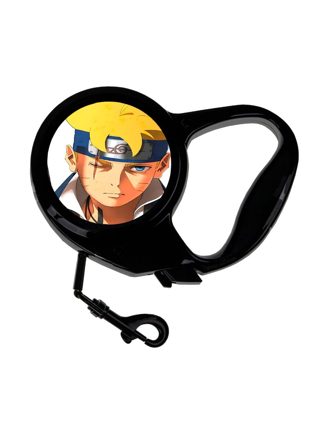 Повідець-рулетка для тварин із принтом Аніме Боруто #0001 3 м чорний No Brand (309152767)