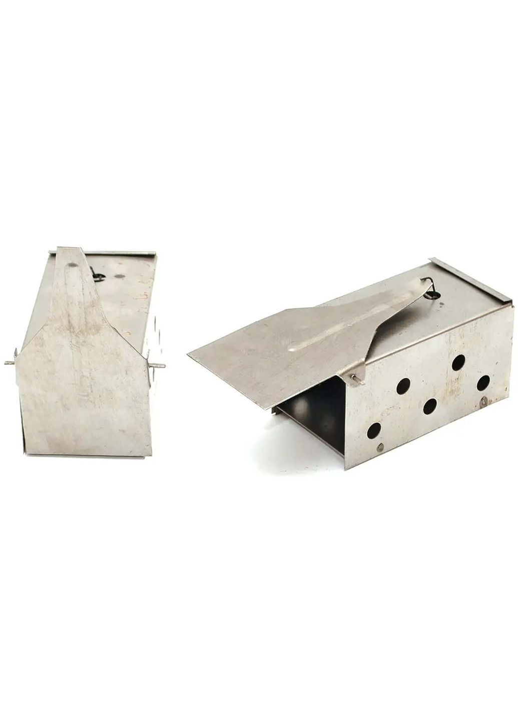 Набір двох мишоловок-крисоловок залізних у формі будиночка 14x13x8 см Господар (355341931)