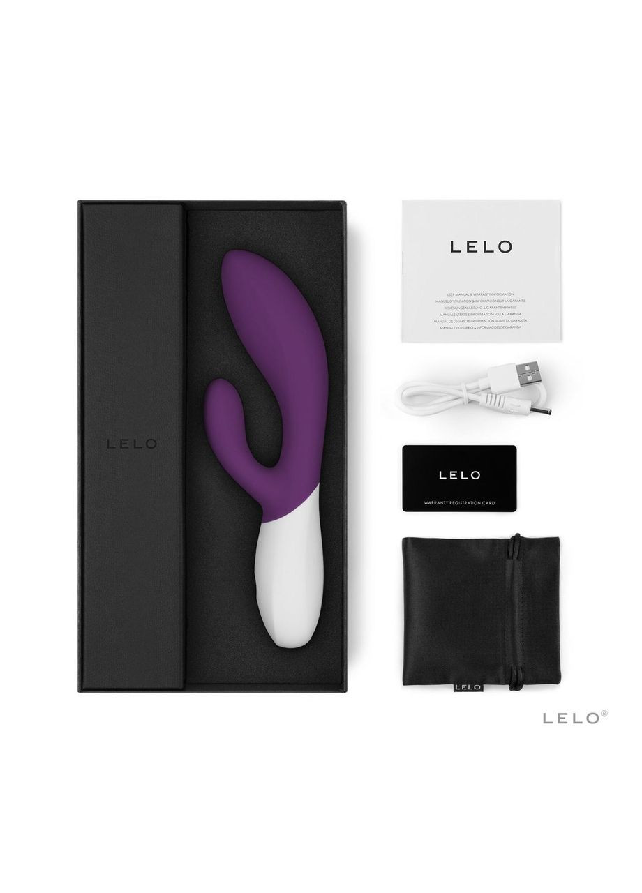 Вібратор-кролик Ina Wave 2 Plum, манливий рух стовбура + вібрації Lelo (303893717)