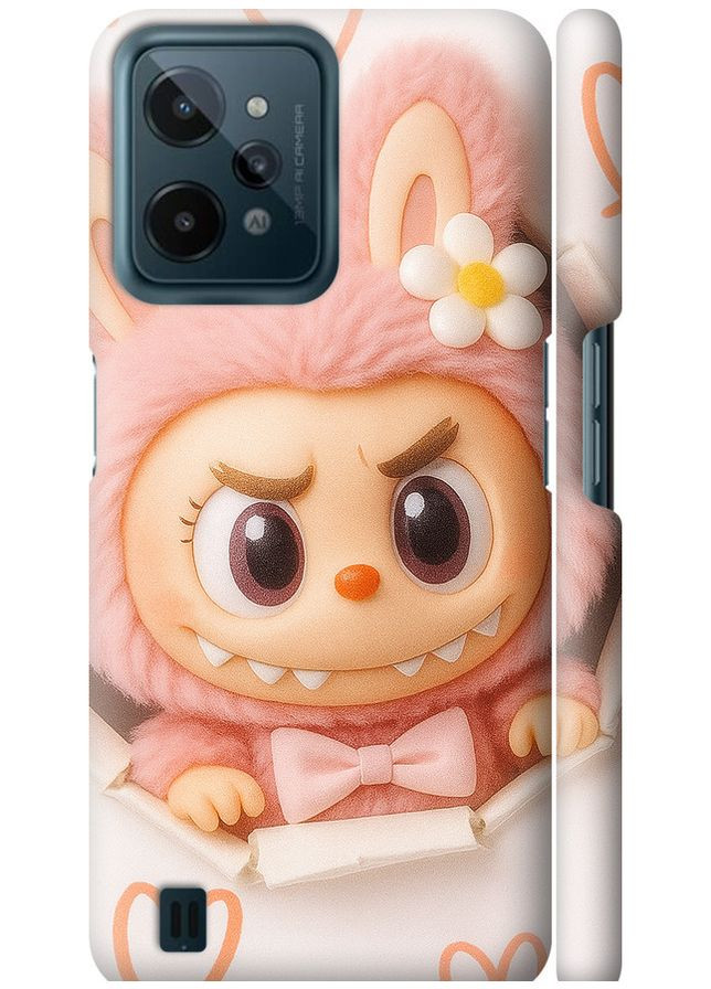 3D пластиковый матовый чехол 'Лабубу 2' для Endorphone Realme C31 (351506988)