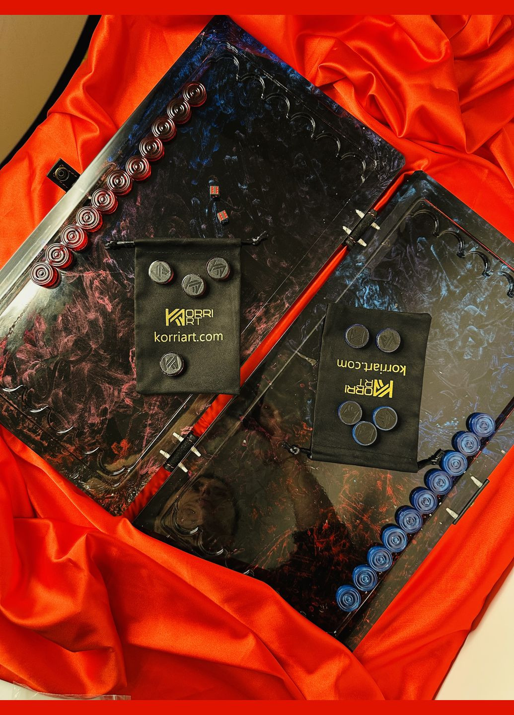 Ексклюзивні нарди з епоксидної смоли на замовлення KorriArt (315391430)