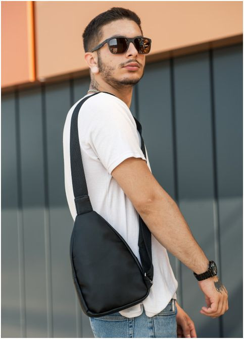 Сумка через плечо, слинг Brooklyn 0SH черный (R-83111001m-VS) Sambag (302450290)