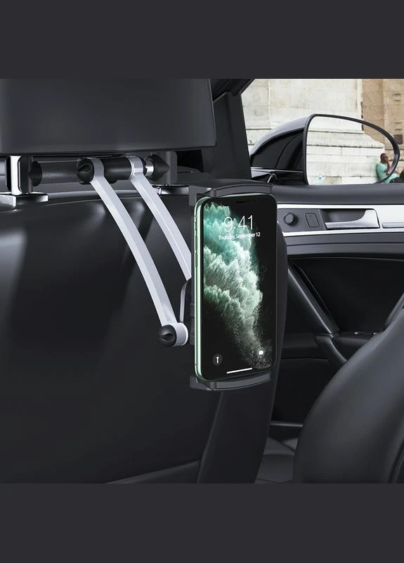 Автодержатель CA62 Aluminum Rear Pillow Incar Black Hoco (301090285)