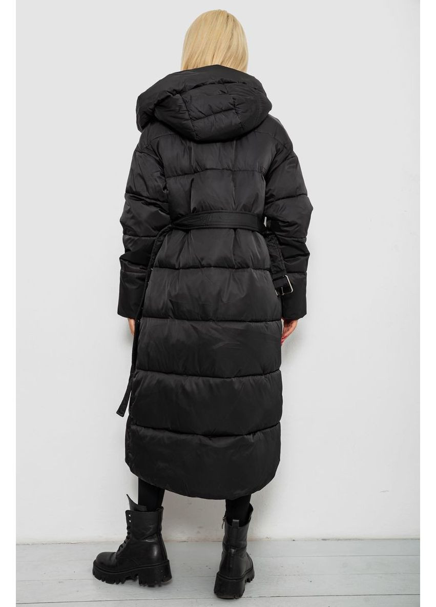 Черная зимняя куртка женская зимняя, 244r5618 Ager