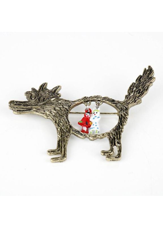 Брошка Вовк з Червоною Шапочкою (4946912) No Brand (339096158)