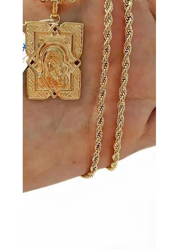 Позолоченная Цепочка 60см + Кулон. Позолота No Brand (351902899)