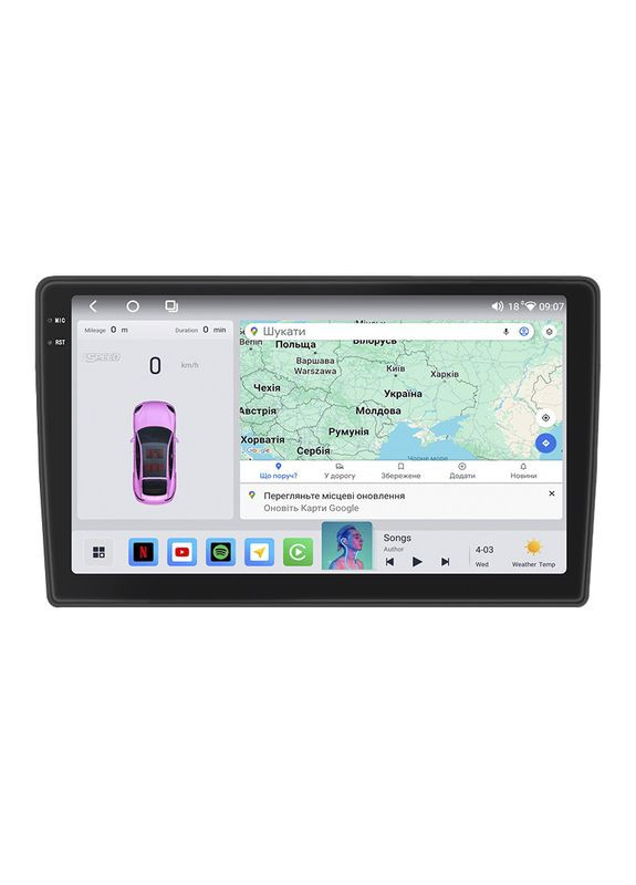 Магнитола для Mercedes-Benz Viano I (W639) 2003-2010г 9" 4/64 QLED CarPlay 4G Wi-Fi GPS 360 Prime 10 шт. Lesko (336197950)
