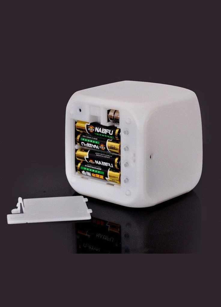 Цифровий світлодіодний годинник Куб з будильником і термометром Хамелеон (1756375304) No Brand (332196653)