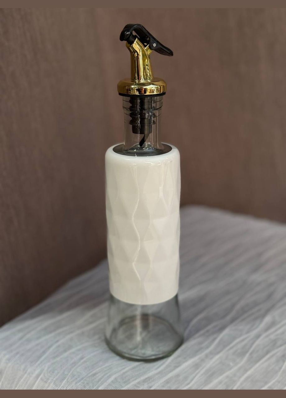 Пляшка для олії HP-1363 з дозатором 300 мл Білий Yiwu (328912537)