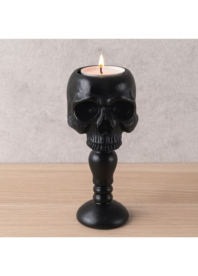 Свічник на ніжці у формі черепа No Brand (322347075)