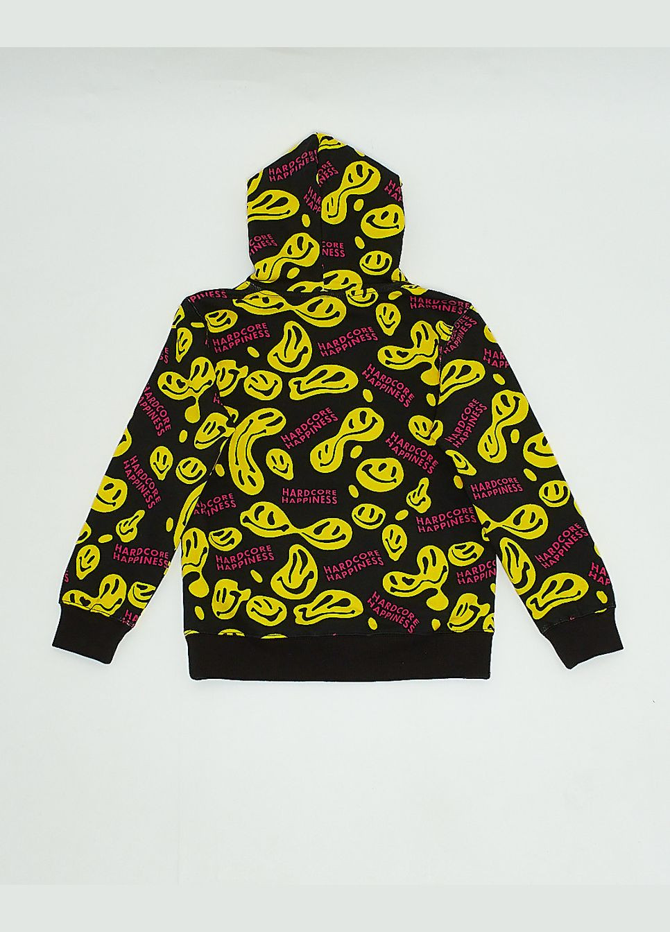 Худи флис,черный в желтые узоры, Wesc (316546949)