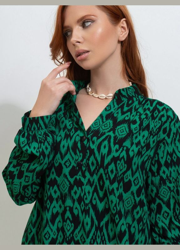 Зелена сукня 14538a зелена ISSA PLUS однотонна