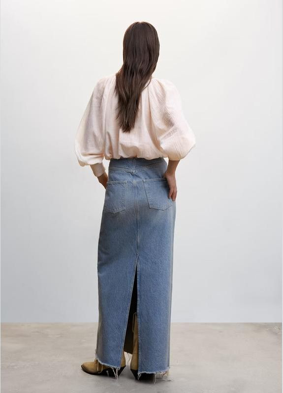 Светло-розовая блузка полупрозрачная свободный крой марлевая пастельная натуральная ткань оверсайз рубашка Mango