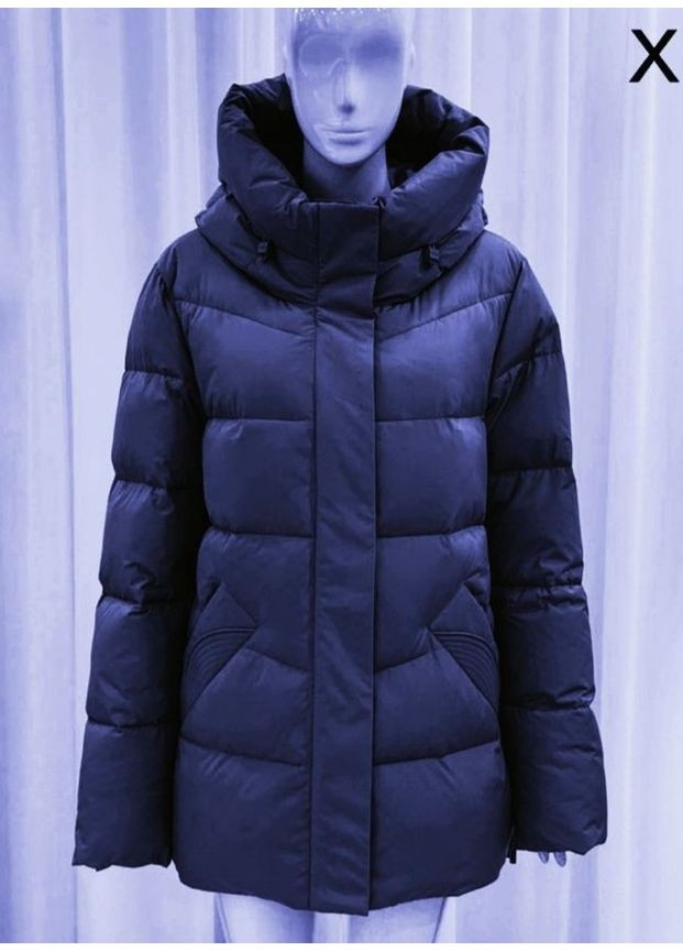 Синяя демисезонная зимняя куртка 2460 Meajiateer