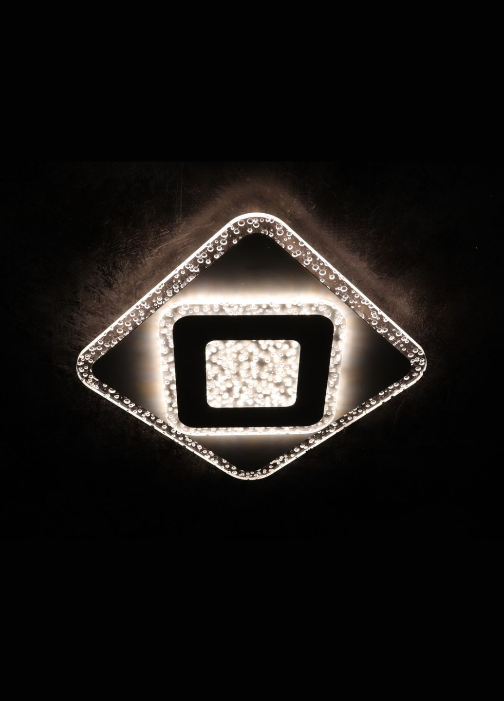 Сучасний квадратний світильник стельовий LED для кімнати кухні ванної 25128 Білий 4х30х30 см. Sunnysky (364771144)