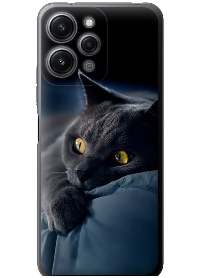 Силиконовый чехол 'Дымчатый кот' для Endorphone Xiaomi Redmi 12 (265226879)
