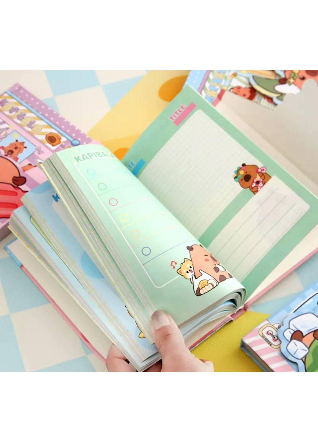 Щоденник блокнот Капібара, тверда обкладинка No Brand (361205162)