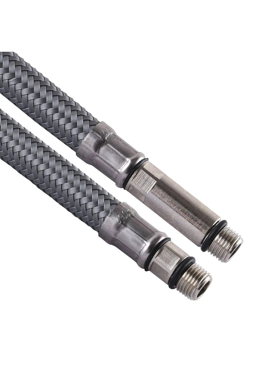 Шланг для змішувача М10х1/2″ 0,3м АНТИКОРОЗІЯ TAQ GRIF AСB 206218 ПАРА TUCAI (392429222)