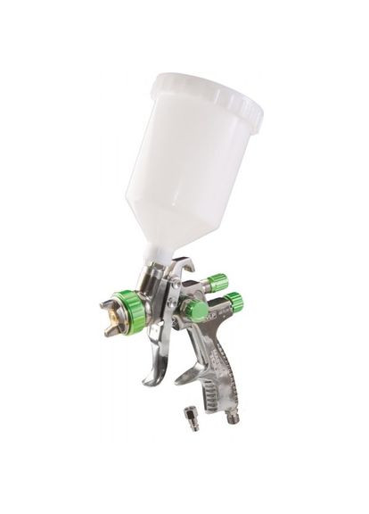 Краскопульт GM LVLP СБ 600 мл, пластик, Ø 1,3 мм, 1 (25-170 л/хв, 1,5-2,5 бар (Арт.: 80-8801) Mastertool (317196088)