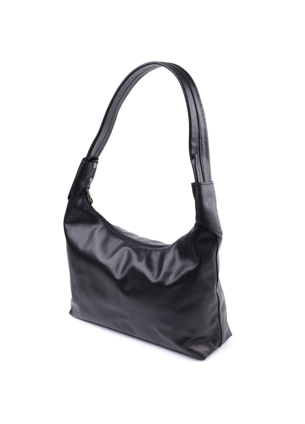 Практична жіноча сумка на плече із гладкої натуральної шкіри 29,5х21х9 см Shvigel (315871452)