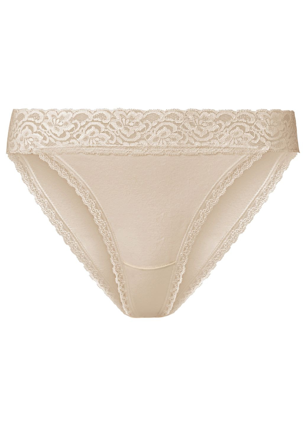 Трусики-сліп набір 5 шт. бавовняні мереживні для жінки LYCRA® 427408 Різнобарвний Esmara С эластичным поясом (295554616)