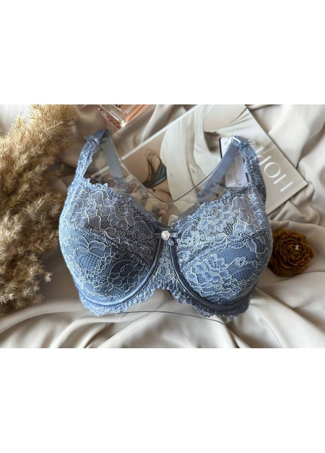 Голубой бюстгальтер полупоролоновый 11676 голубой Lanny Mode