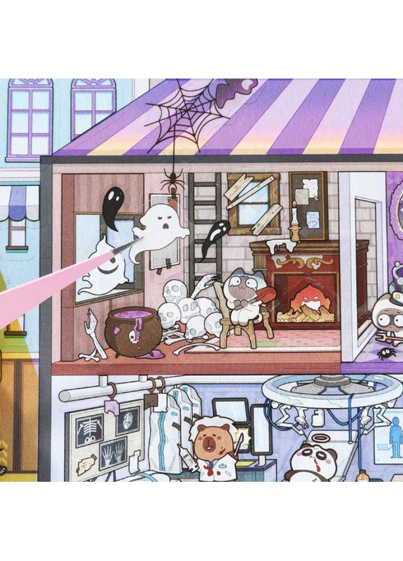 Набор наклеек стикеров румбокс 3D наклейки для творчества антистресс комната домик Комната страха No Brand (349824131)