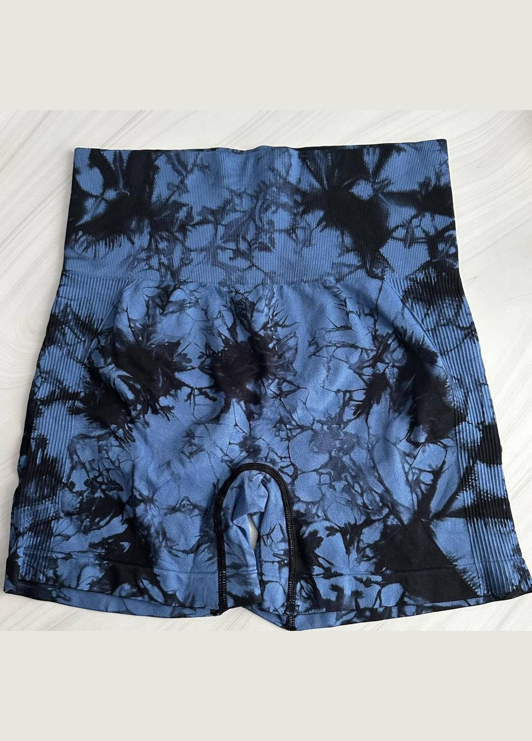 Спортивний костюм (комплект для фітнесу) тай-дай 3 в 1, лосини + шорти + топ No Brand (330244997)