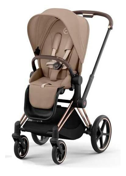Універсальна коляска 3 в 1 Priam 4.0 шасі Rosegold (автокрісло Cloud T i-Size) Cozy Beige Cybex (369505231)