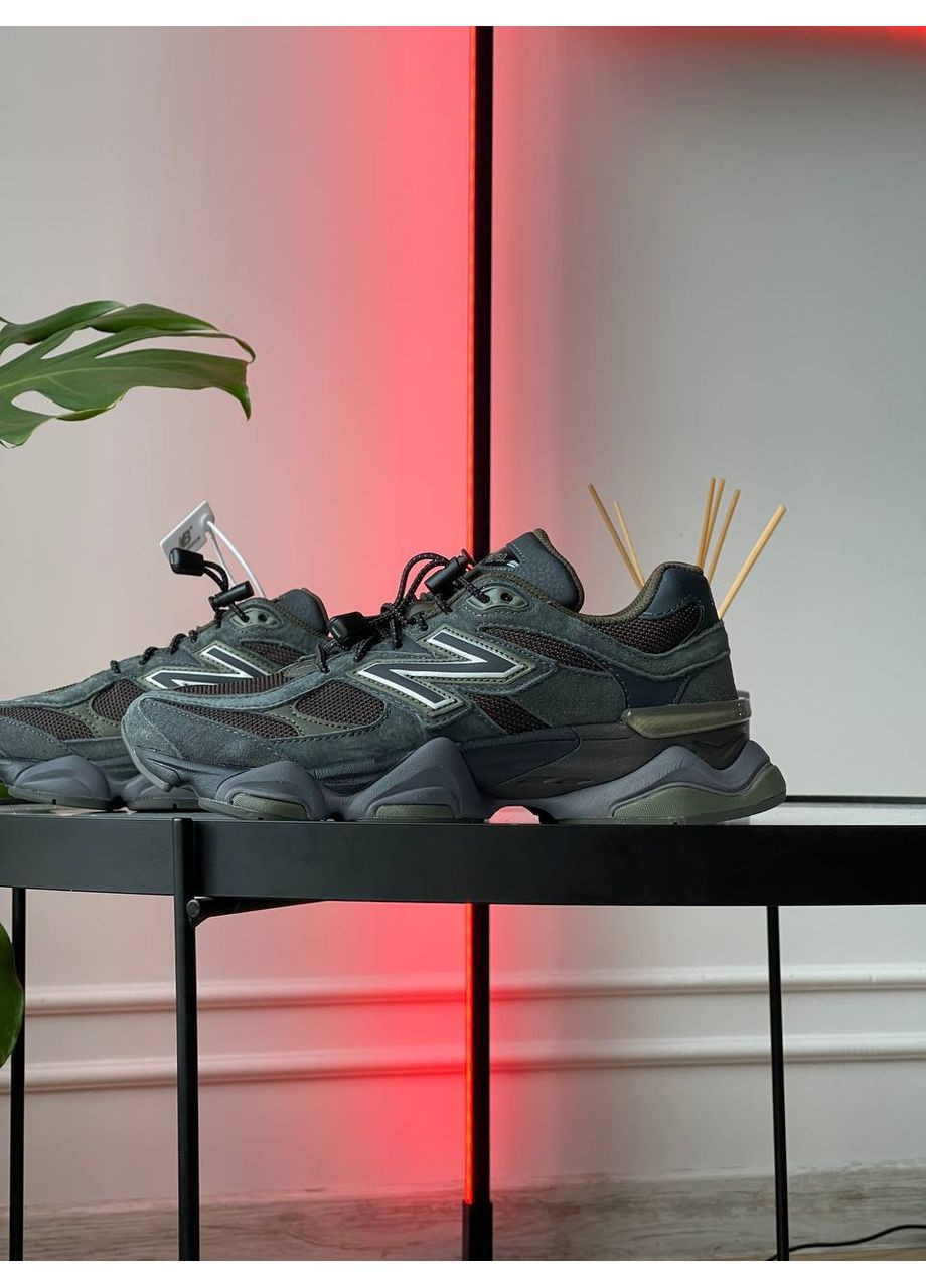 Темно-сірі Осінні кросівки чоловічі і жіночі new balance 9060 dark grey | нью беланс 9060 темно-сірі No Brand