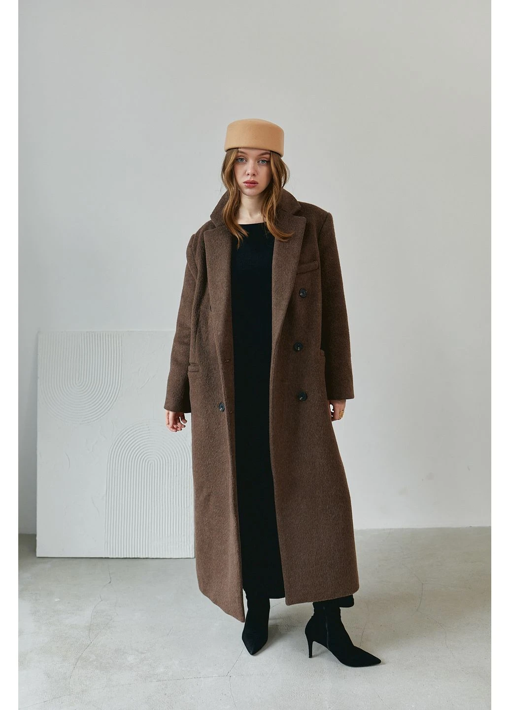 Жіночий капелюх таблетка з вовни MINIMAL No Brand (380981027)