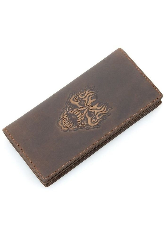 Гаманець чоловічий в вінтажному стилі коричневий 14384 Vintage (329196661)