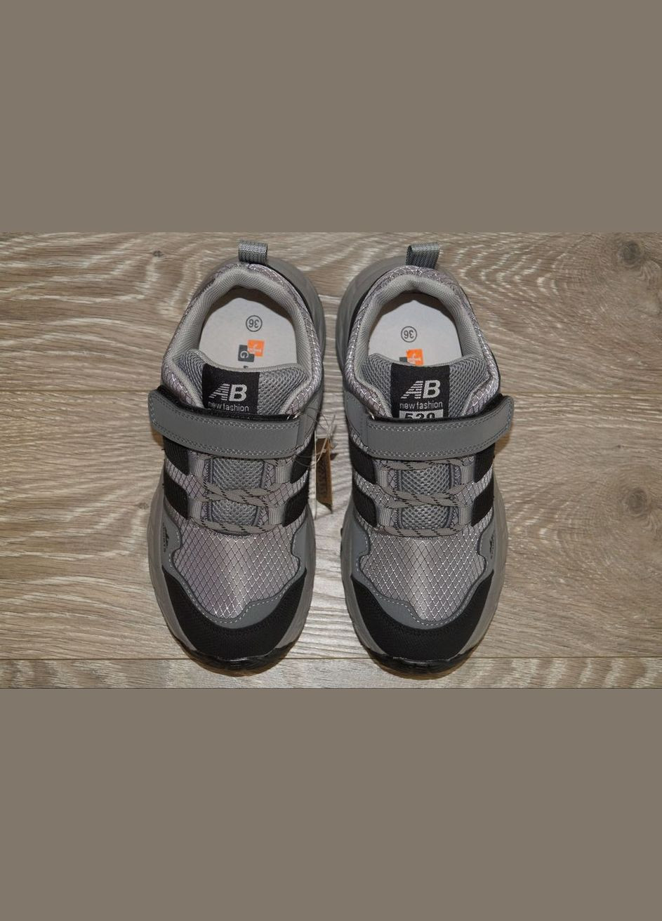 Сірі осінні кросівки дитячі демісезонні сірі Jong Golf