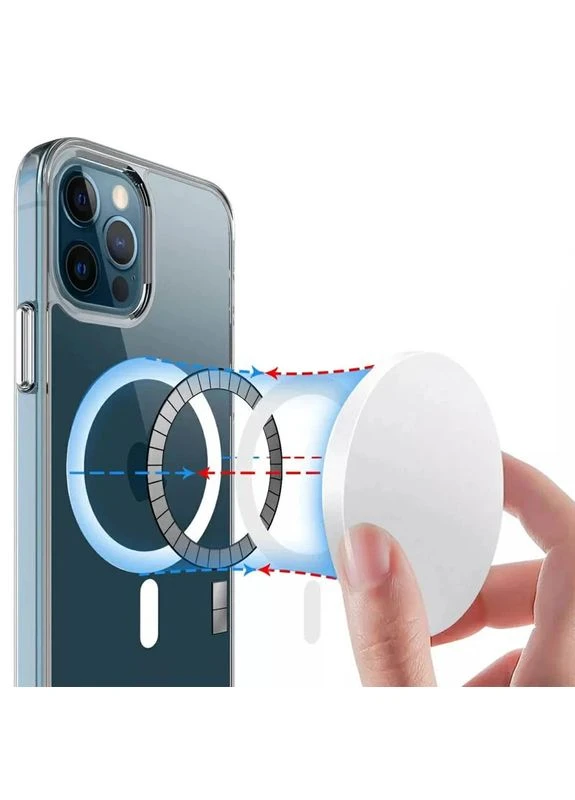 Чехол накладка для Apple iPhone 11 Pro MagSafe TPU прозрачный No Brand (402064397)