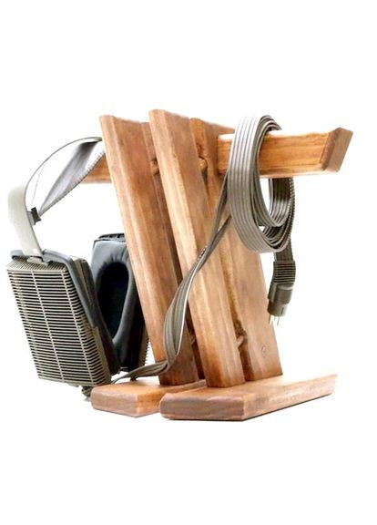 Стійка для навушників з дерева Медескі сієна (НУП-004805) No Brand (328414347)