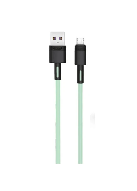 Дата кабель USB 2.0 AM to Micro 5P 1.0m 5A green (NB166-M-1-GR) XO (399306478)