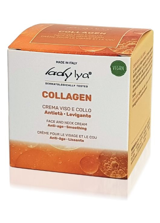 Крем для обличчя 55+ омолоджуючий з колагеном, 50 мл Lady Lya face cream collagen (292408433)