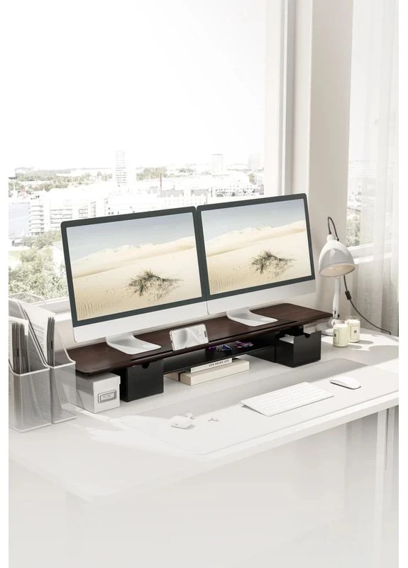 Настольная подставка для монитора MR177DW Dark Wood/Black OfficePro (377734895)