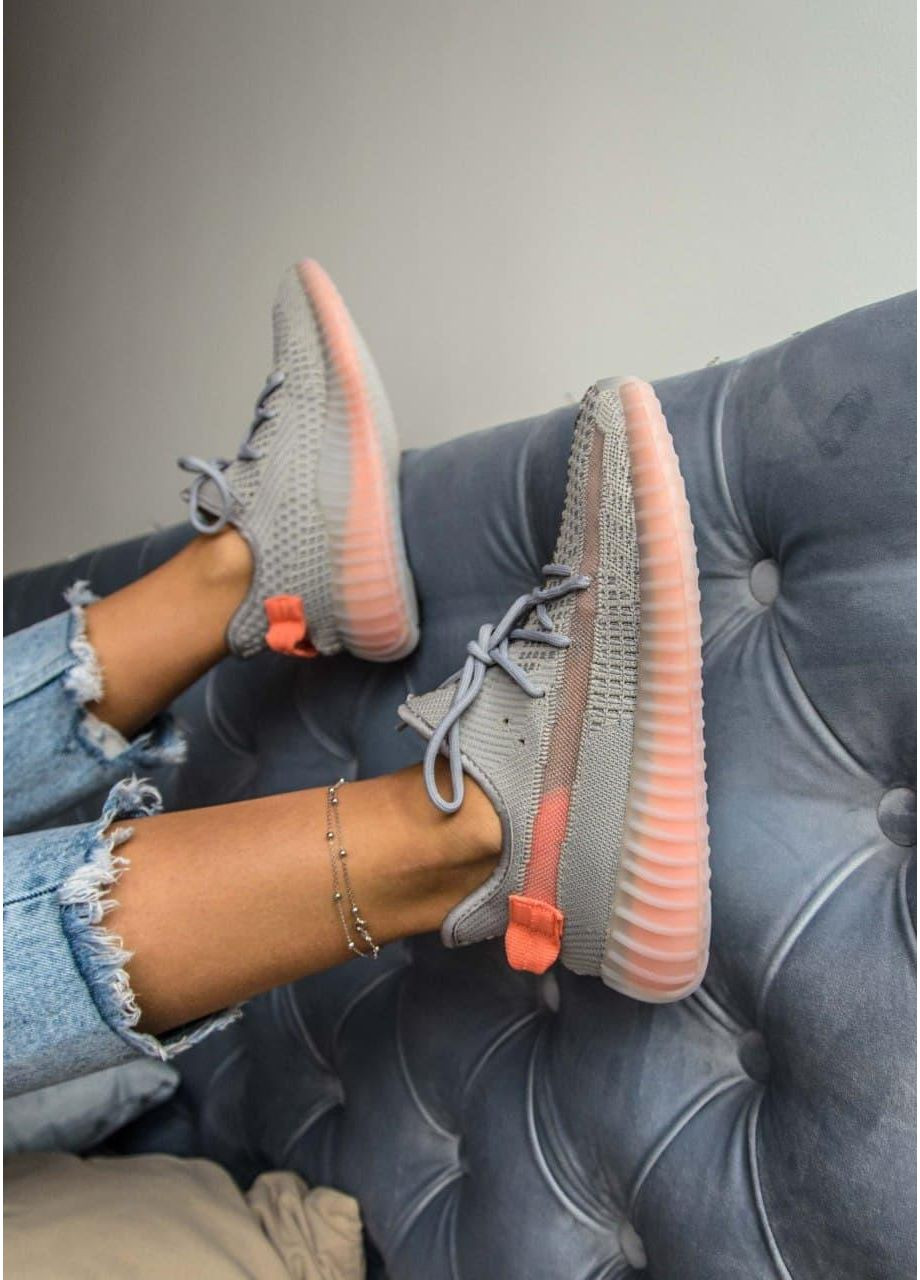 Сірі Осінні кросівки чоловічі adidas yeezy 350 v2 trfrm адідас ізі буст No Brand