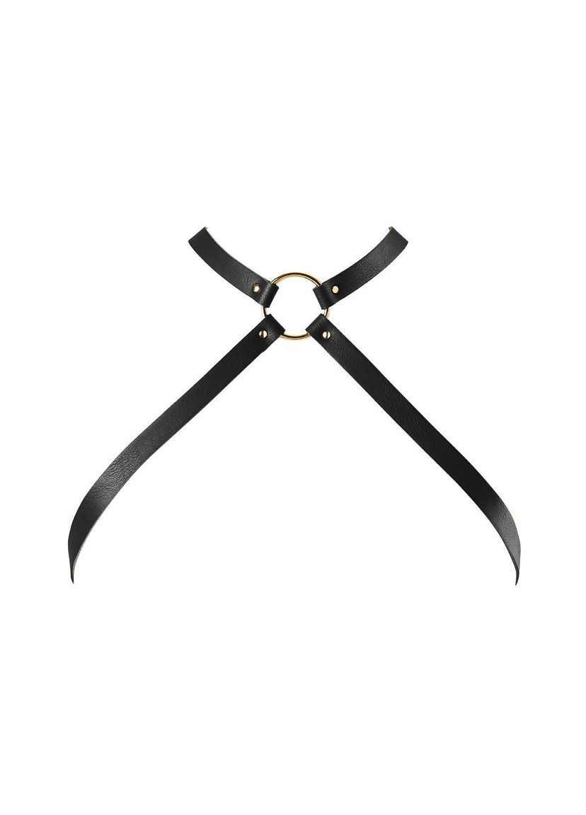 Портупея Bijoux Indiscrets MAZE - Cross Chest Harness Black No Brand (303894883)